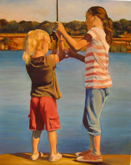 Pasadena Kids Fishing in St Malo